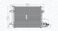 Magneti Marelli Kondensator Klimaanlage 350203815000 FüR VW Touran 1T1 1T2 Caddy