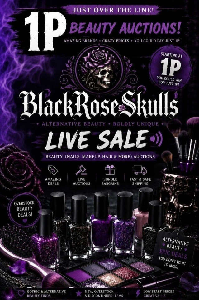 BlackRoseSkulls - Beauty - Nail Polish - Make-Up - eBay Live