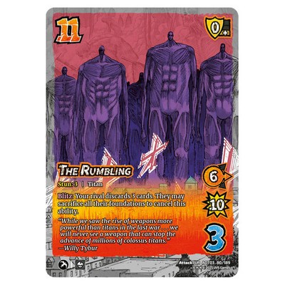 Attack on Titan - Apocalypse - The Rumbling (UR) - 080/189