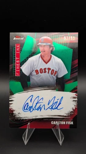 2026 Topps Finest Carlton Fisk Red (RAW)