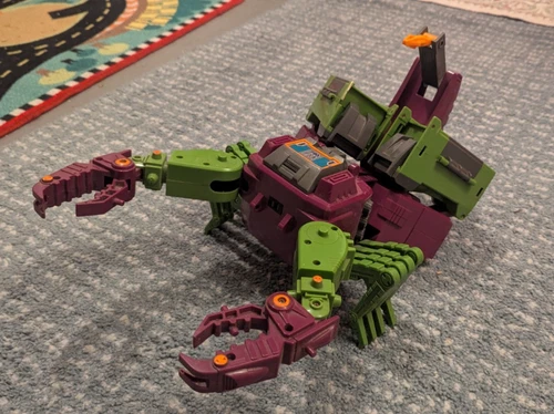 Scorponok Vintage 1987 G1 Transformers Hasbro Action Figure Incomplete
