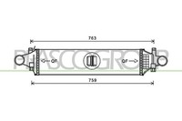 Prasco LadeluftküHler FüR Mercedes-Benz B-Klasse W246 W242 Gla-Klasse X156 X117