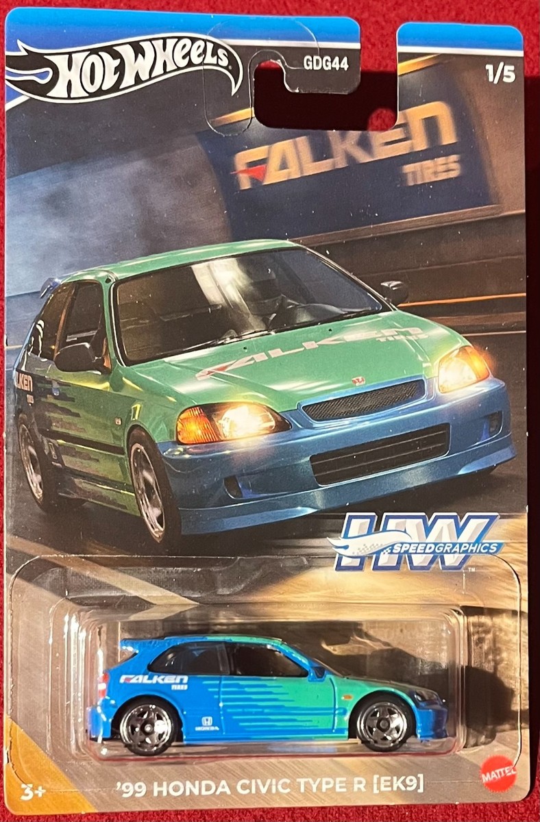 ミニカー Hot Wheels Honda Civic TYPE R EK9 1/43 HOT WHEELS '99 HONDA CIVIC TYPE R [EK9] FALKEN 2024 SERIES