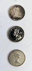 Lot of 3 - Canadian Silver Dimes 1909 1912 & 1964 - FREE SHIPPING