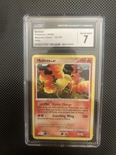 Moltres Pokémon (2008) Majestic Dawn - 10/100 Holo CGC 7