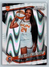 2025 Panini Prizm WNBA #146 Aneesah Morrow White Seismic Prizms