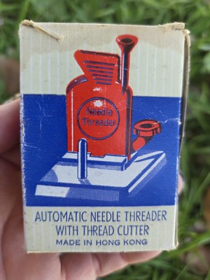Vintage Automatic Needle Threader with Thread Cutter - Original Box