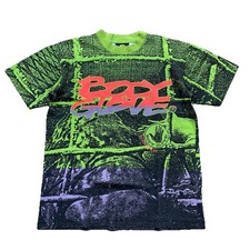 Rare Vtg 90's Body Glove "Fish Cage" AOP T-Shirt Men's Small Near Mint