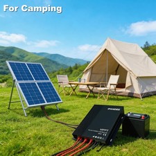 Waterproof 30A MPPT Solar Charge Controller 12V 24V Auto Home Battery Charger US