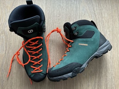 Scarpa Mojito Hike GTX Damen Gr. 41 Grün Wanderstiefel Leder Vibram-Sohle
