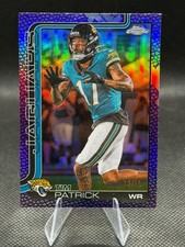 2025 Topps Chrome Football - Tim Patrick #96 Purple Leather Refractor /75
