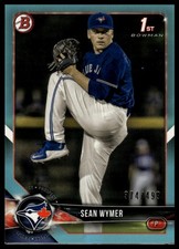 2018 Bowman Draft #BD-157 Sean Wymer Sky Blue #/499