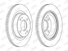 2 dischi freno nuovi per MITSUBISHI:MIRAGE VI Berlina,ATTRAGE VI Berlina 4615A129