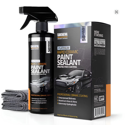 Cerakote Platinum Rapid Ceramic Paint Sealant Kit, High Gloss Protective Coating