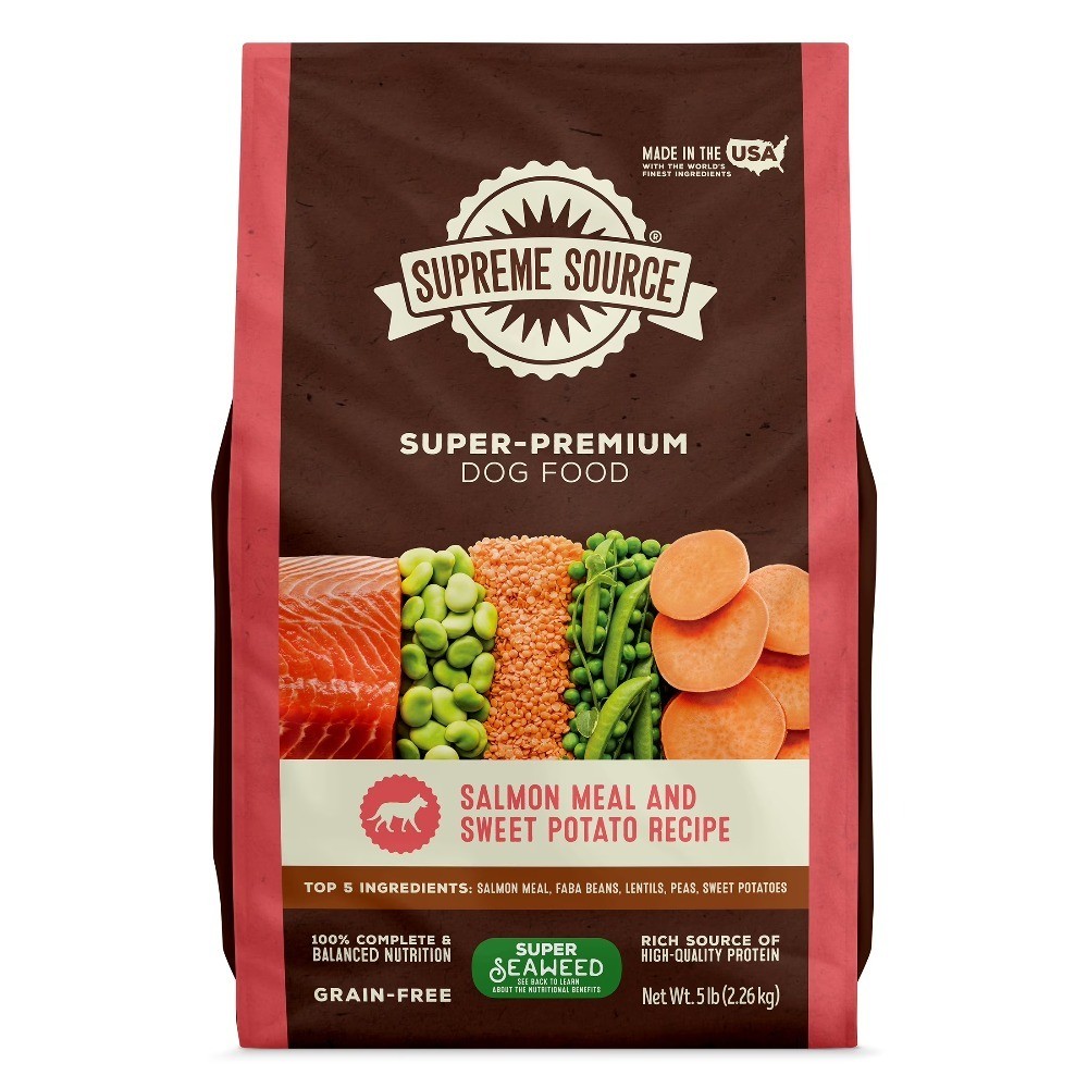 Grain-Free Salmon Meal & Sweet Potato Recipe Dry Dog Food, 5lb Bag