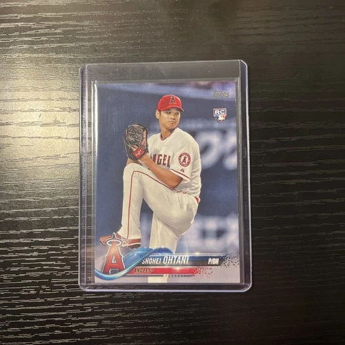 2018 Topps Series 2 Shohei Ohtani Pitching Rookie Card LA Angels #700