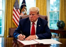 Donald  Trump Oval Office AI Generated Photo MAGA White House, USA 8X10 Print