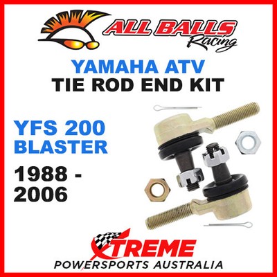 Caltric Tie Rod Set For Yamaha Blaster 200 YFS200 (1988–2006) – M10-1.25, 2-Piece Kit