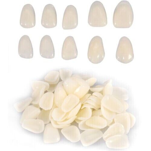 70Pcs Dental Temporary Crown Veneers for Anterior Front Teeth Whitening