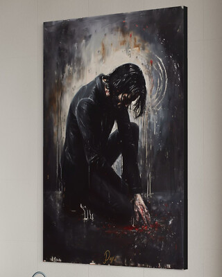 John Wick Leinwandbild Keanu Reaves Farbig Dekoration Kunst Stil