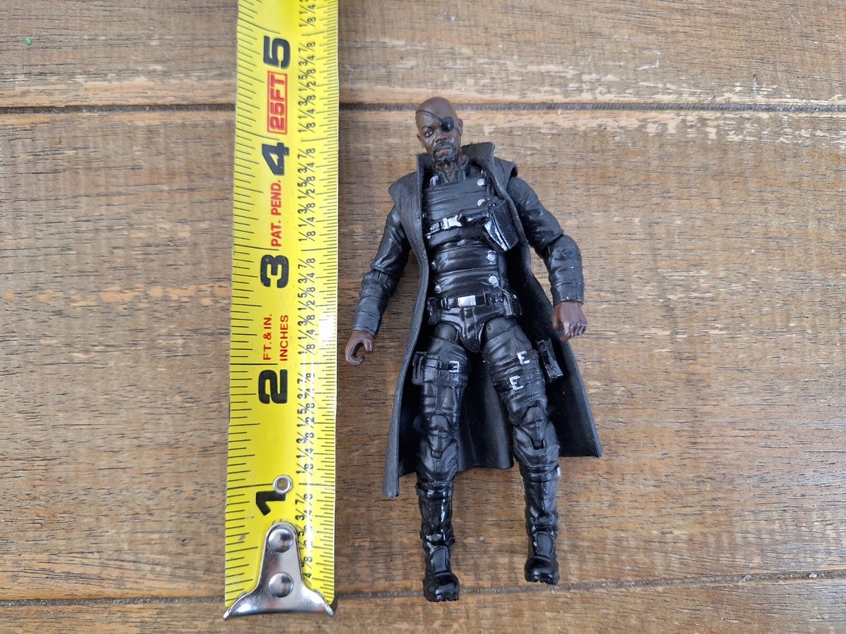 Marvel Nick Fury フィギュア Hasbro 2011 Avengers Marvel Nick Fury 4” Loose Action Figure