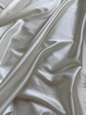 Ivory - 100 Silk Charmeuse Fabric 54" width