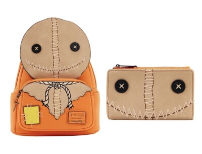 Loungefly Sam Trick r Treat Mini Backpack + Wallet New