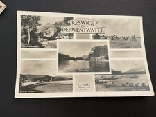 Keswick on Derwentwater 1959 vintage used souvenir Postcard Ref A23540