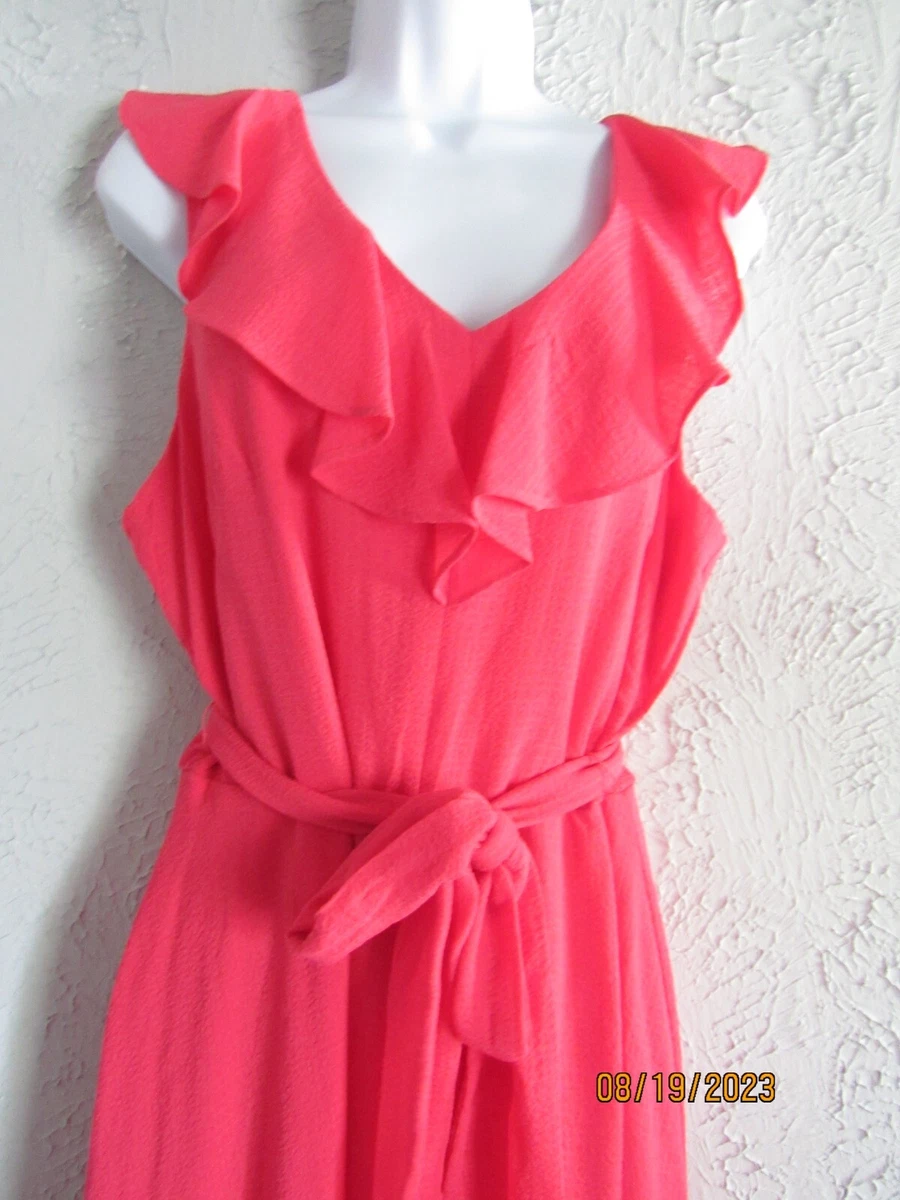 Jessica howard ruffle neck dress cheap