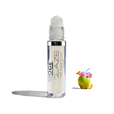 MODE Lip Glaze Pina Coloda Flavored Lip Gloss Yummy Roll On Sheer Wet Shine USA