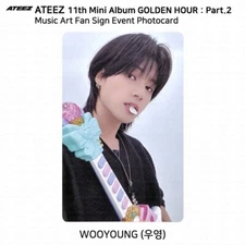 ATEEZ Golden Hour Part.2 Fan Sign Event Photocard AP EL HL MS MA FS KPOP K-POP
