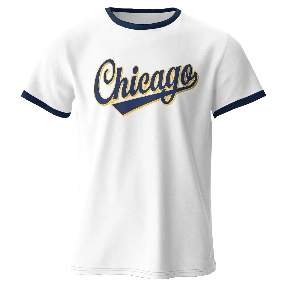 Chicago Camisas Brancas para Homens