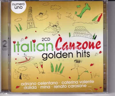 ITALIAN CANZONE GOLDEN HITS - 2CD (EU) ADRIANO CELENTANO DALIDA UMBERTO MARCATO