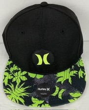 HURLEY Tropical Digi Lemon - Flat Brim Youth Snapback Hat - New w/Tags