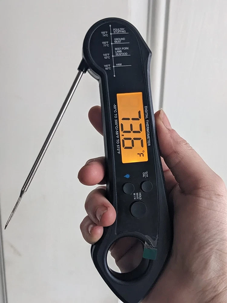 Meat Thermometer Digital, Instant Read Meat Thermometer for Grill and Cooking... Meat Thermometer Digital, Instant Read Meat Thermometer for Grill and Cooking...