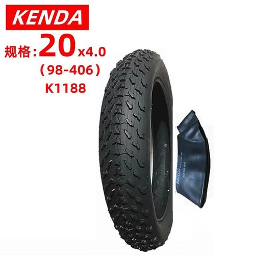 （Inner and outer tubes）kenda Fat/Mountain Bike Tire 20x4 Bicycle Tire