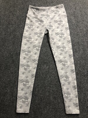 Legging Kyodan Femme Taille S – Gris Camo – Taille Mi-haute – Cropped