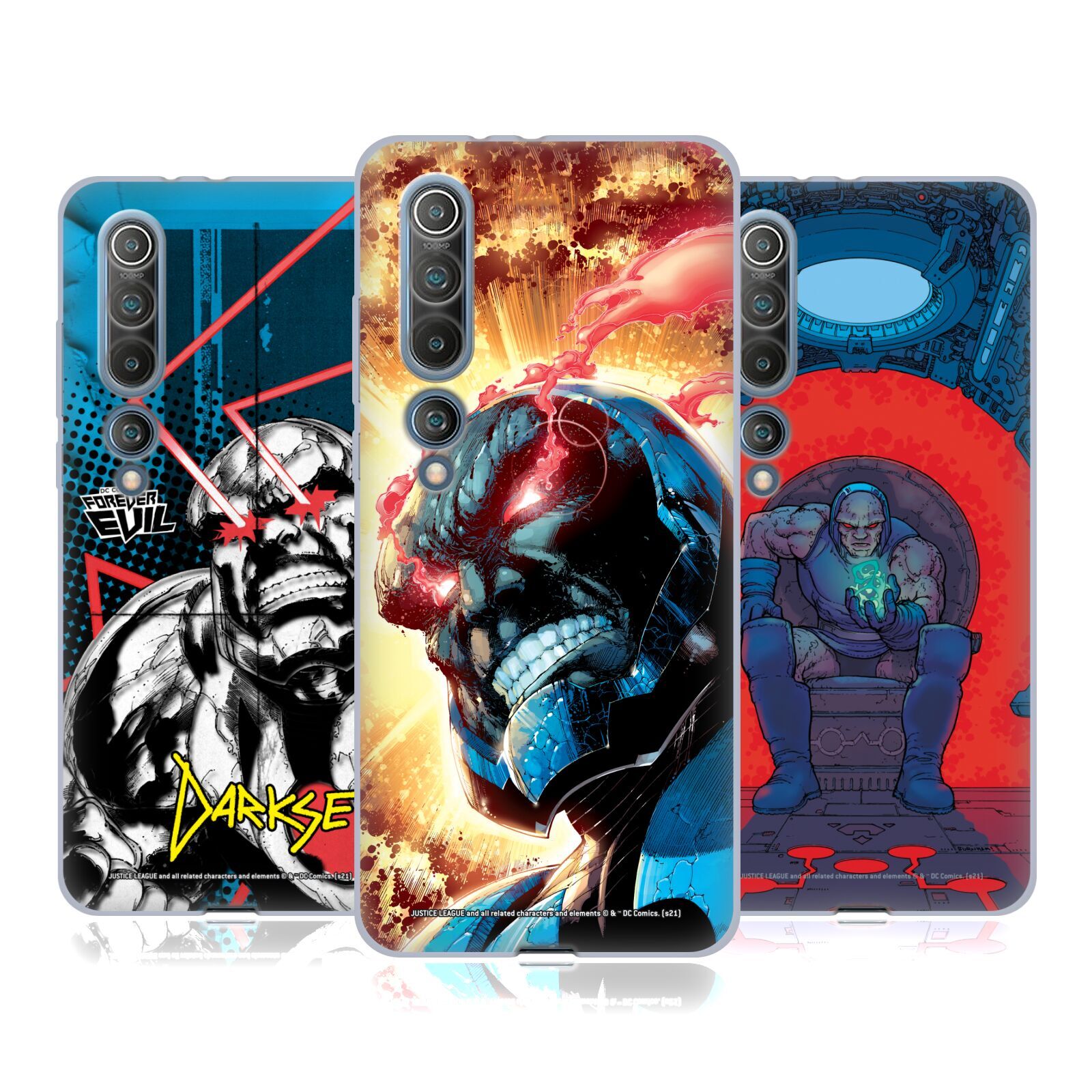 Justice League Darkseid Comic Art Gel Case for Xiaomi Phones