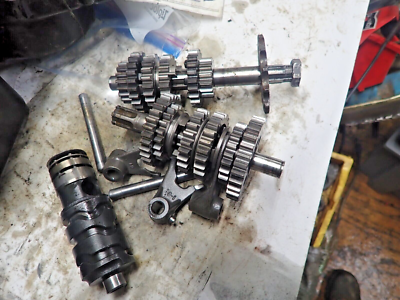 1981 Kawasaki KX 125-A6 Transmission/Gearbox/Shift Forks/Shift