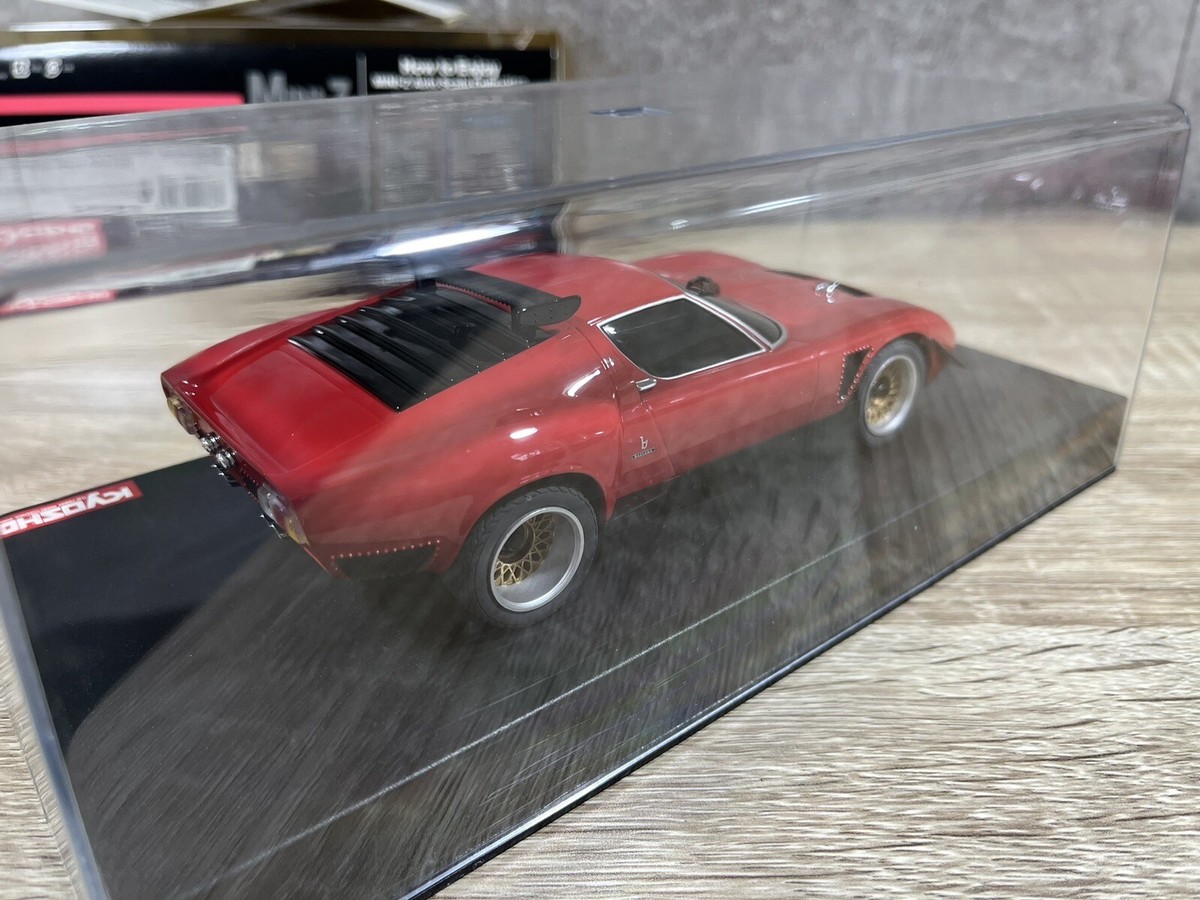 Very Rare Kyosho MINI-Z Racer Body Lamborghini Miura Jota SVR RED