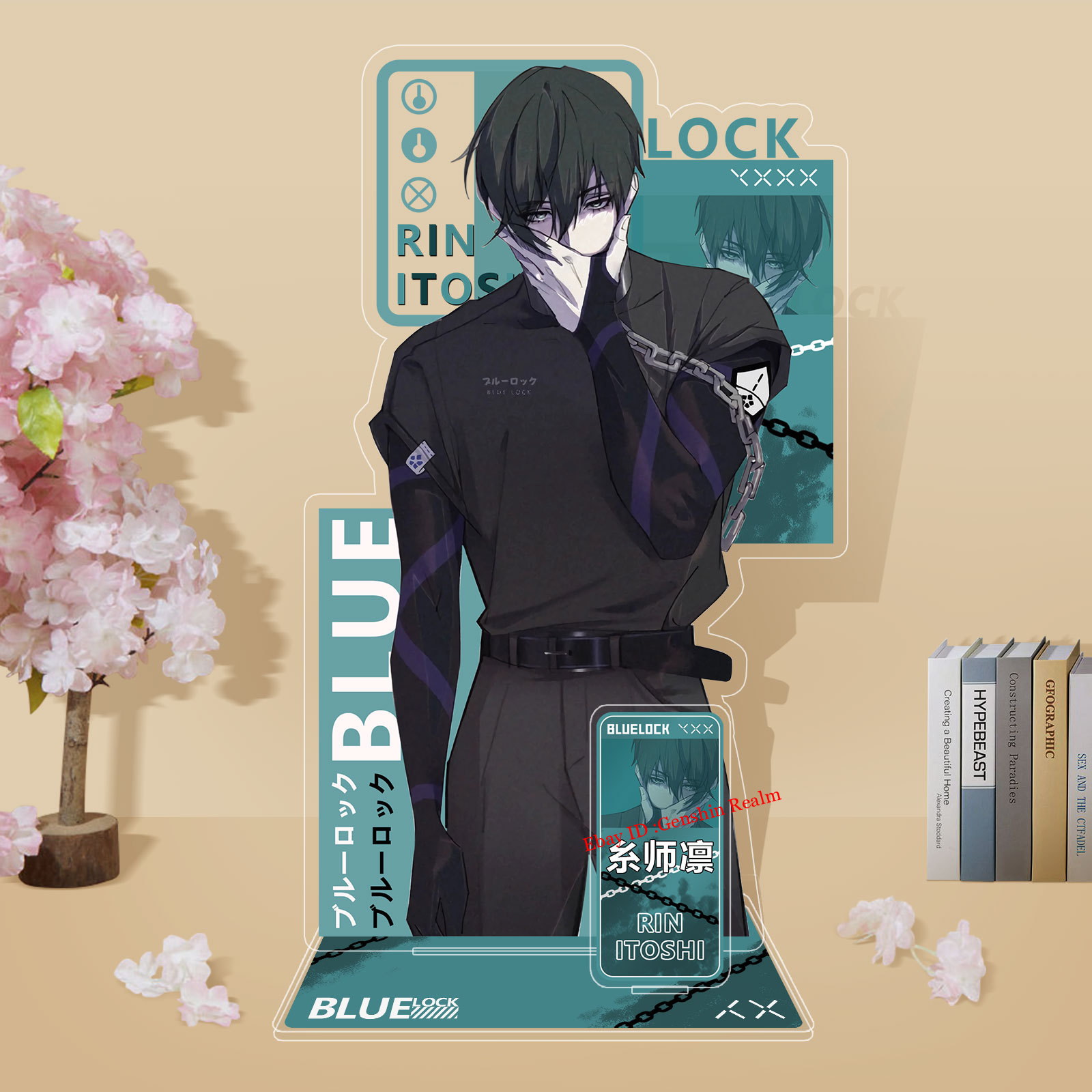 Anime BLUE LOCK Rin Itoshi Stand Establish Brand Figure Acrylic Gift | eBay