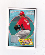 2008 EDISON VOLQUEZ UPPER DECK BASEBALL HEROES GU JERSEY 023/200 CINCINNATI REDS
