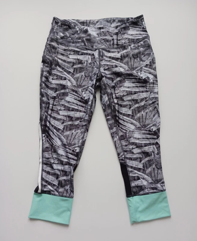 mpg patterned activewear capri leggings