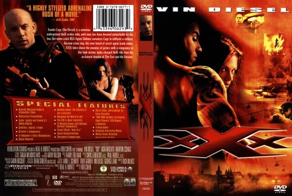 xXx 2002 DVD Disk Only ~ No Art, Case or Tracking - Vin Diesel