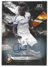 DOMINIC ODURO 2016 TOPPS APEX AUTO MONTREAL IMPACT T#