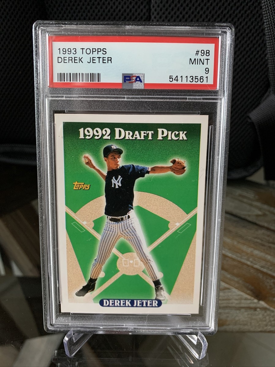 ジーター1993Fleer Rookie autocardです。 ジーター1993Fleer