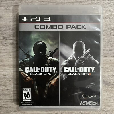 Call of Duty Black Ops 1 & 2 Combo Pack (Sony PlayStation 3) PS3 Tested