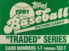 1991 Topps Traded Baseball Pick A Card