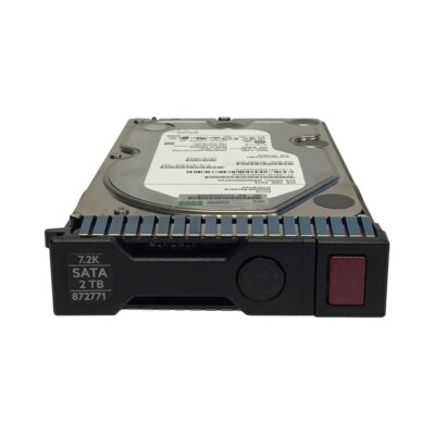 New HPE 872489-B21 872771-001 2TB 7.2K SATA 6G 3.5'' SC Midline HDD Hard Drive