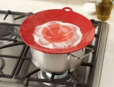 Kuhn Rikon Kochblume Large Silicone Spill Stopper Lid 11 Inch Royal Blue NEW